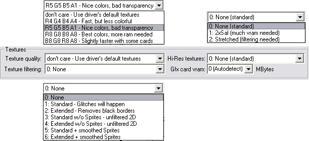 OpenGL/Texture quality設定