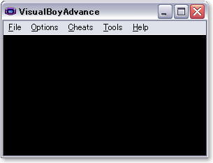 VisualBoyAdvance起動画面